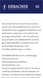 Mobile Screenshot of erbacher.de