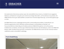 Tablet Screenshot of erbacher.de